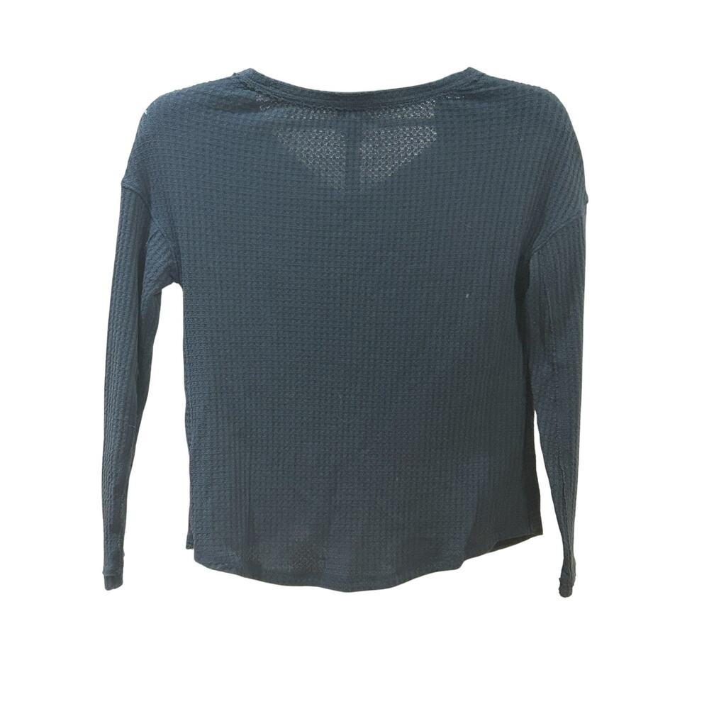 Anthropologie Akemi + Kin Waffle Knit Twist Knot Top Women's size XS - Picture 2 of 3